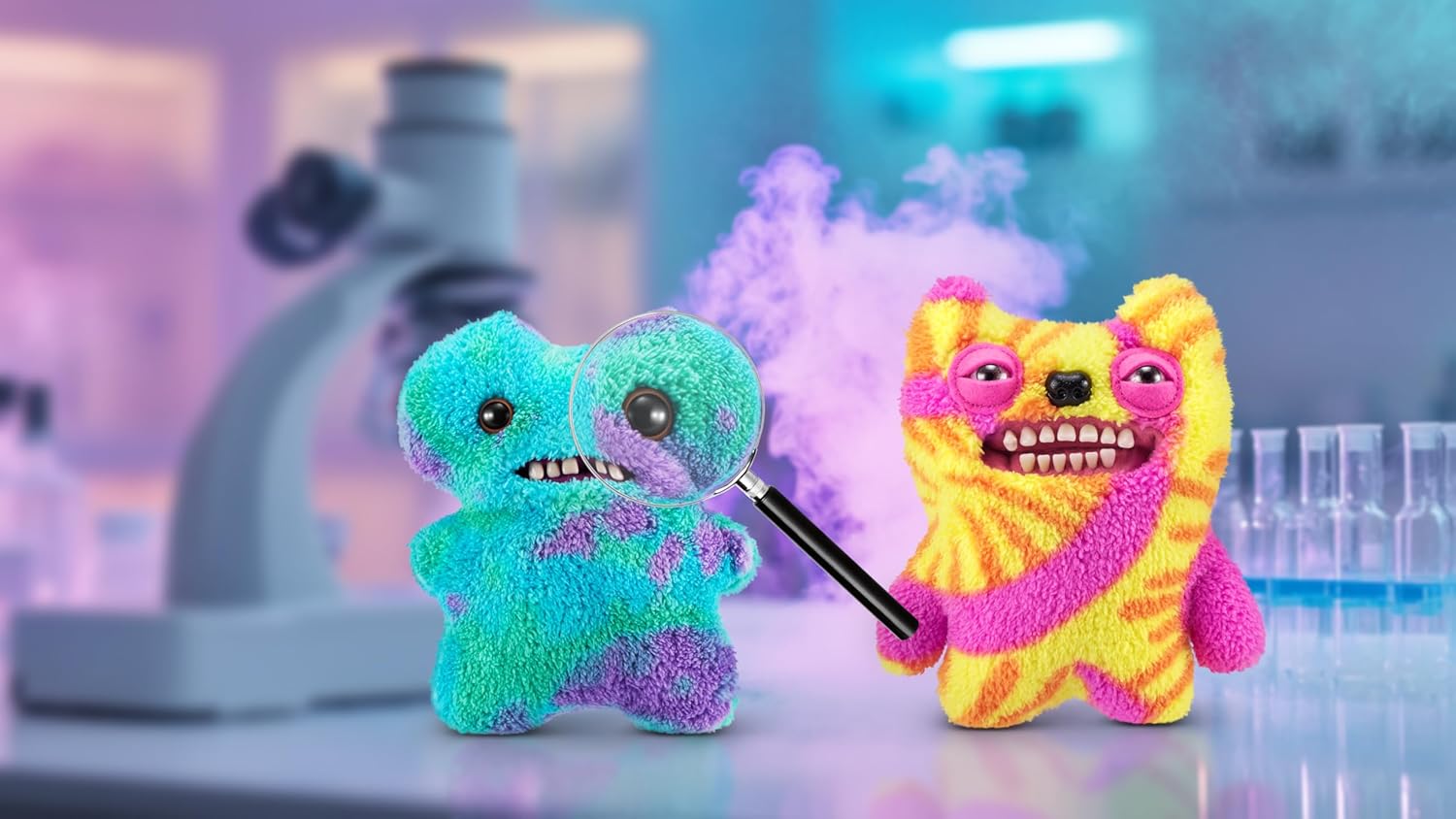 Fuggler Laboratory Misfits by ZURU Funny Ugly Monster, Plush, Collectible, Silly, Toy (Annoyed Alien)