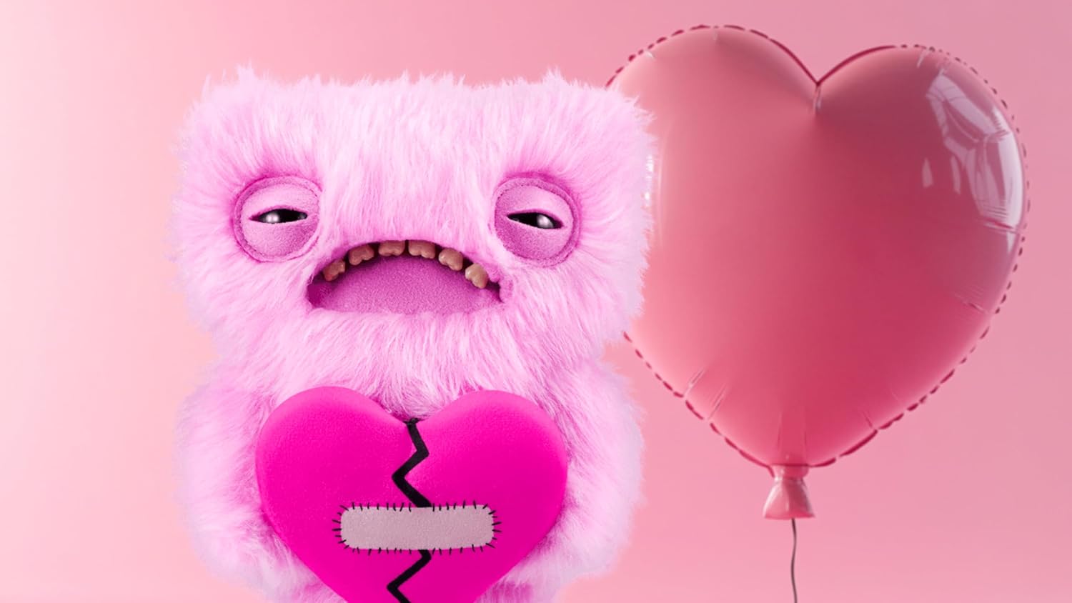 Fuggler Love Fugg by ZURU Funny Ugly Monster, Plush, Collectible, Toy (Love Fugg - Refres-Pink)