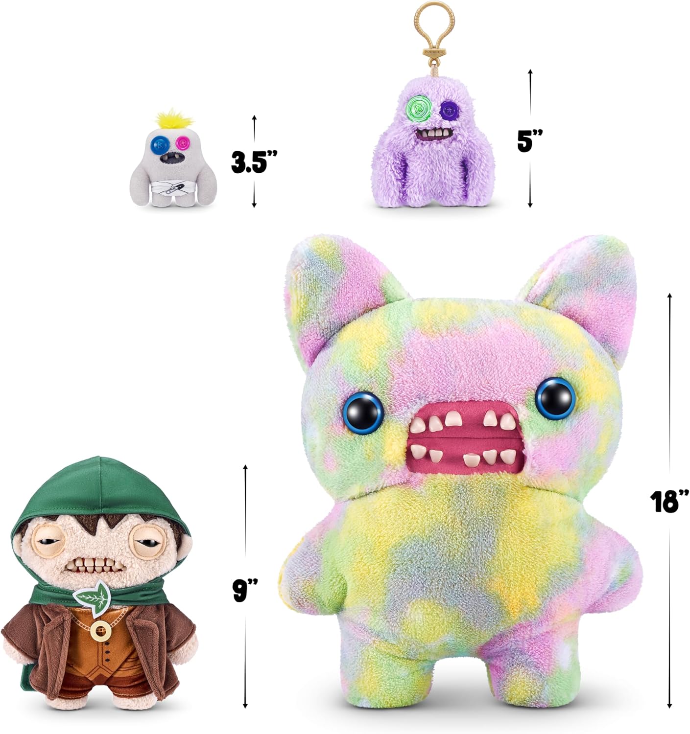 Fuggler Lord of The Rings ZURU Plush Monster – Funny Ugly Collectible Toy for Adults and Kids, Age 4+ (Frodo)