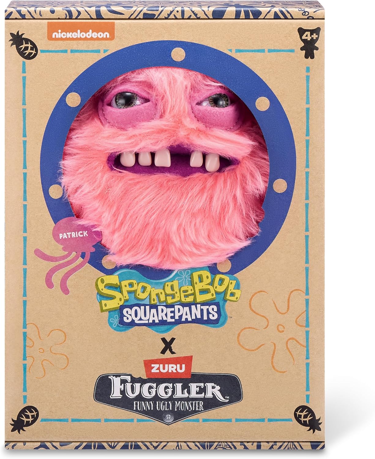 Fuggler Spongebob Squarepants 9" Plush - Patrick