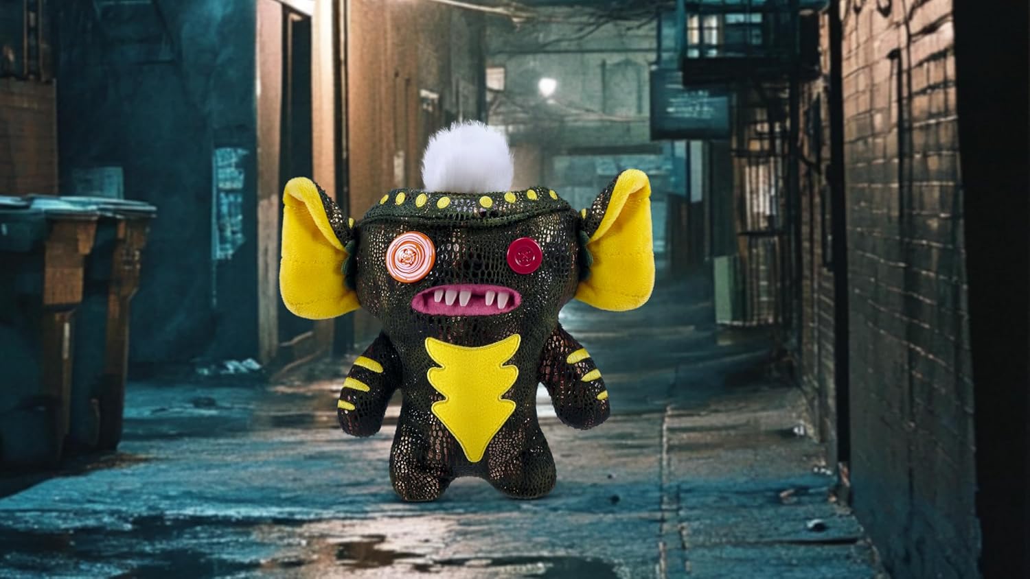 Fuggler Gremlins 9-inch Assortment Series 1 (Gizmo) by ZURU, Funny Ugly Monster Gremlins Plush Toy