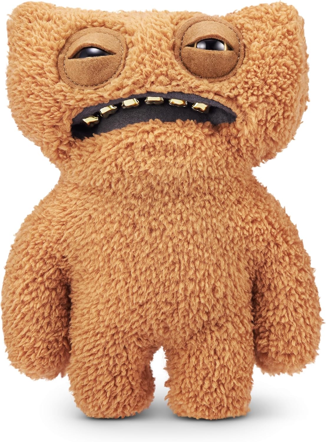 Fuggler Gold Fuggs by ZURU Funny Ugly Monster, Plush, Collectible, Toy (Gnawing Terror - Teeth)
