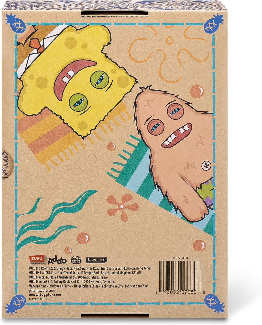 Fuggler Spongebob Squarepants 9" Plush - Patrick